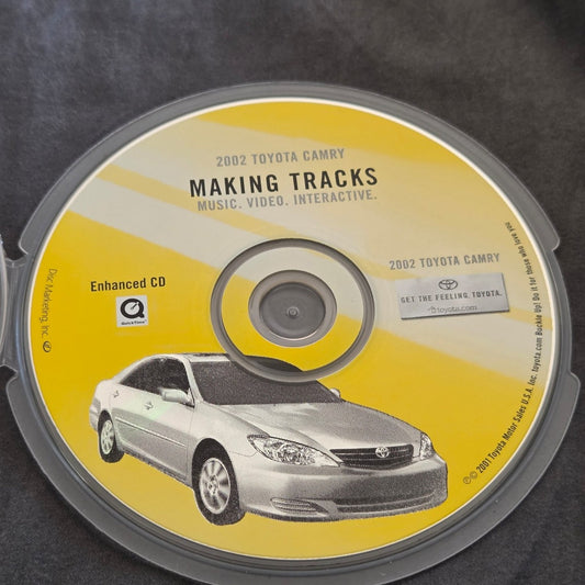 Vtg 2002 Toyota Camry MAKING TRACKS Enhanced CD