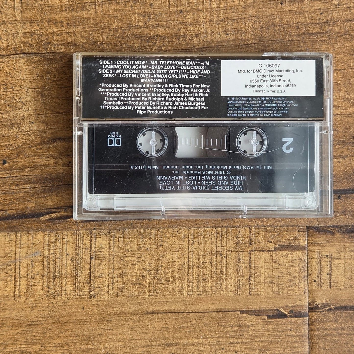 Vtg New Edition Self Titled Cassette Tape