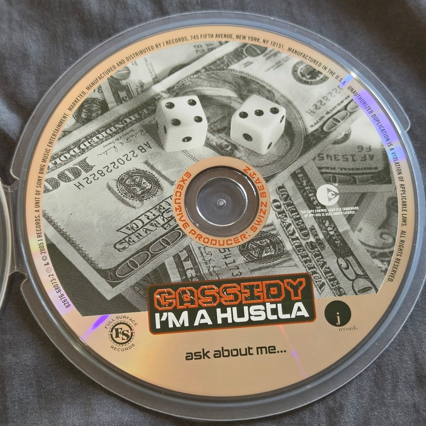 Vtg 2005 Cassidy I'M A HUSTLA ASK ABOUT ME...CD Hip Hop Rap