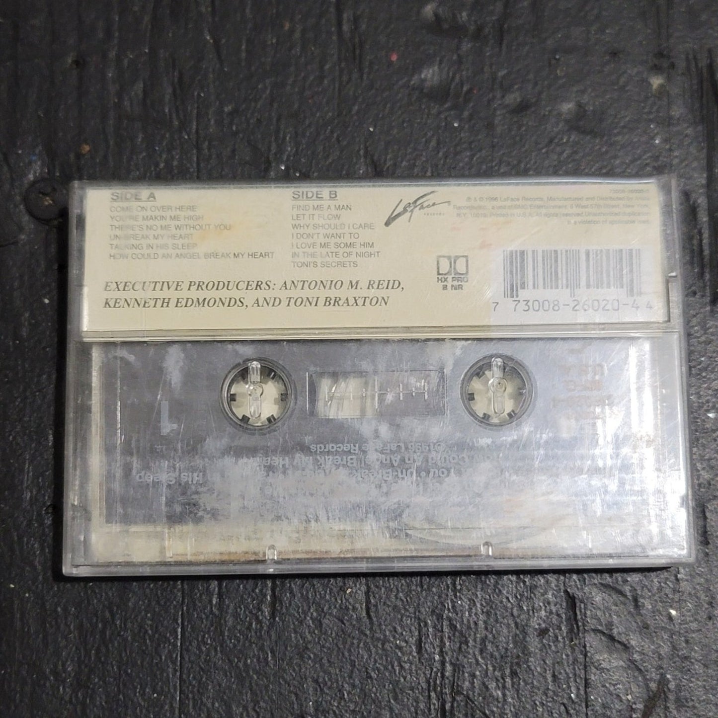 Vtg 1996 Toni Braxton SECRETS Cassette Tape