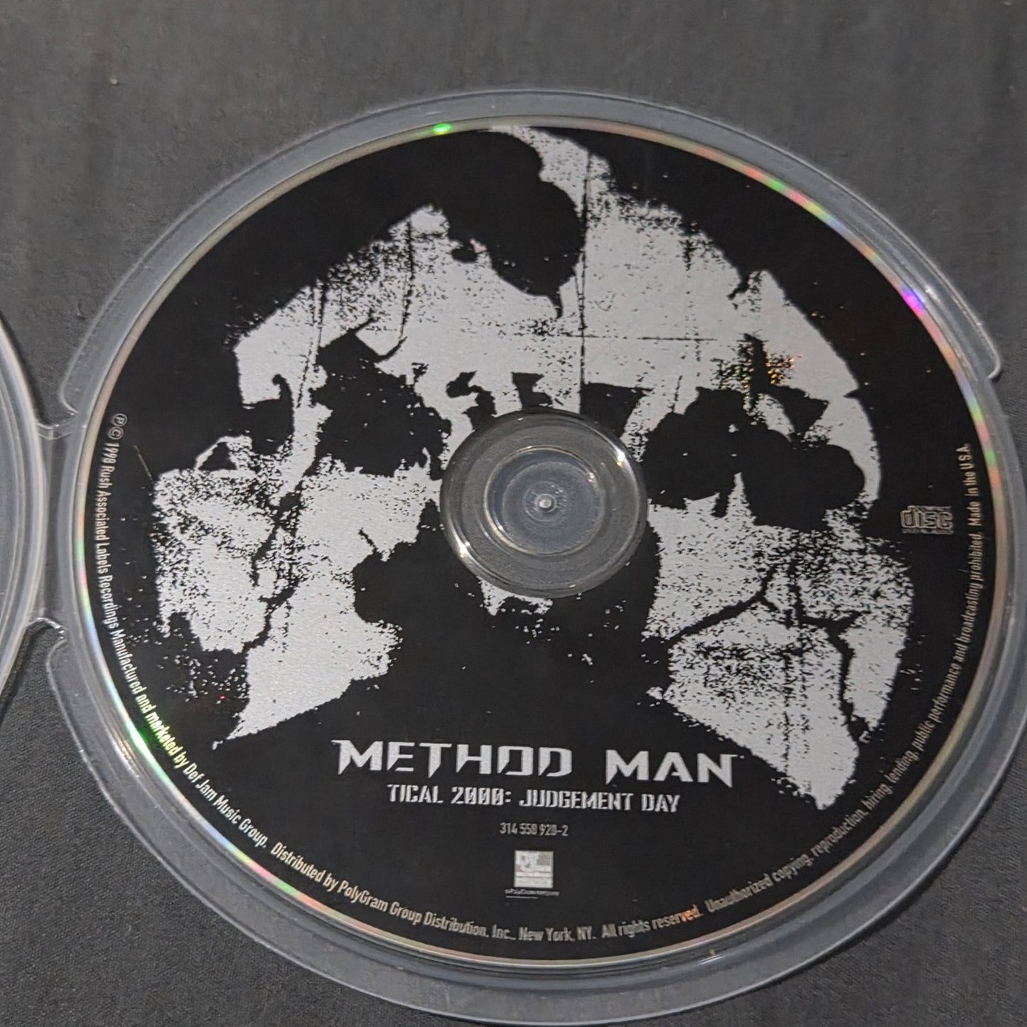 Vtg 1998 Method Man TICAL 2000: JUDGEMENT DAY CD