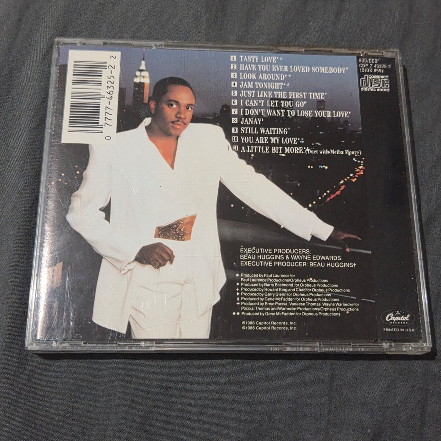 Vtg 1986 Freddie Jackson JUST LIKE THE FIRST TIME CD