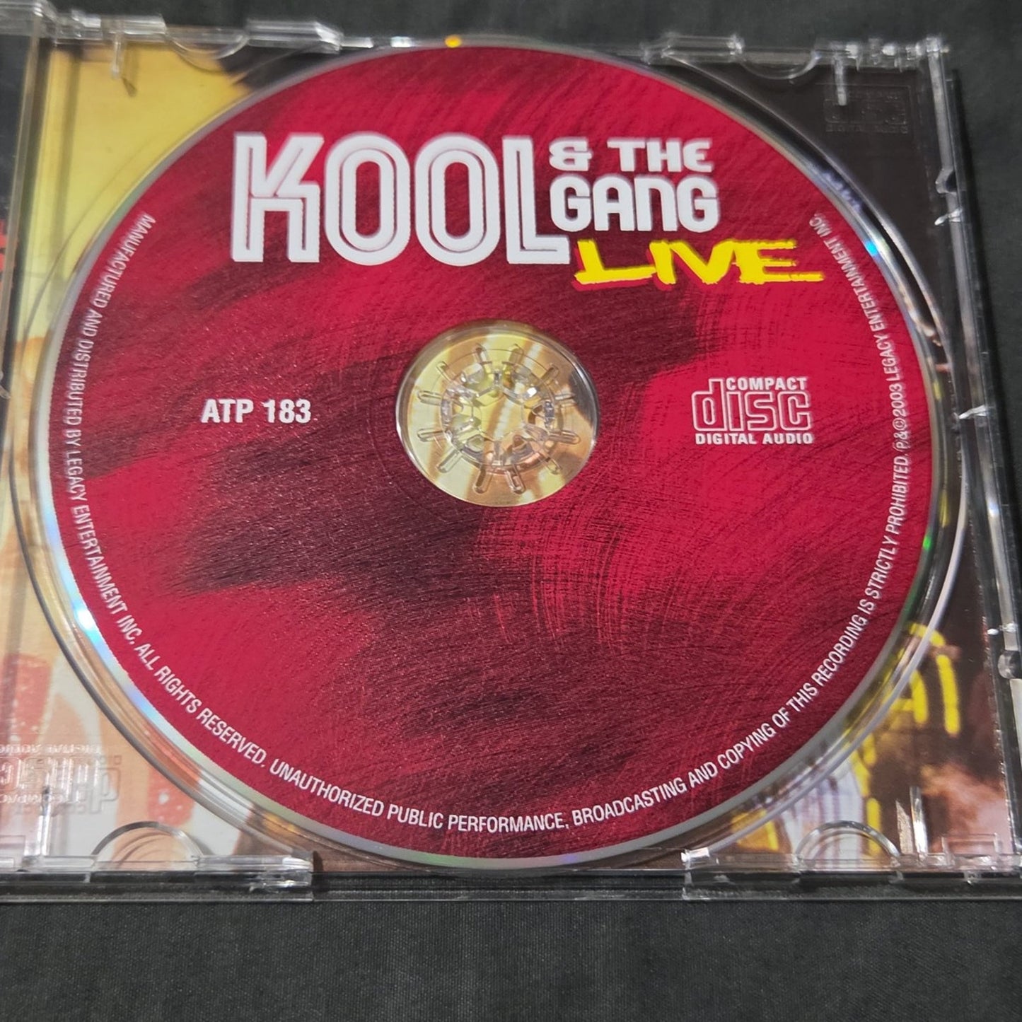 Vtg 2003 KOOL & THE GANG LIVE CD (CANADA IMPORT)