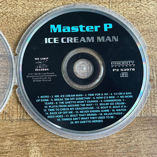 Vtg 1996 Master P ICE CREAM MAN CD RAP HIP HOP