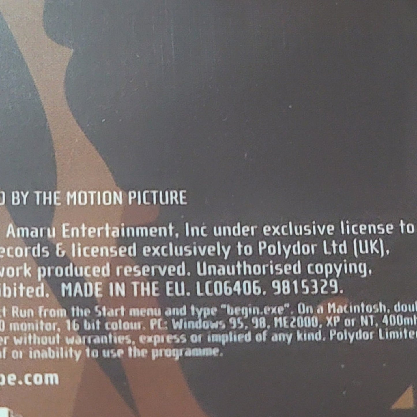 Vtg 2003 Tupac 2pac RUNNIN' (DYING TO LIVE) CD - England Import