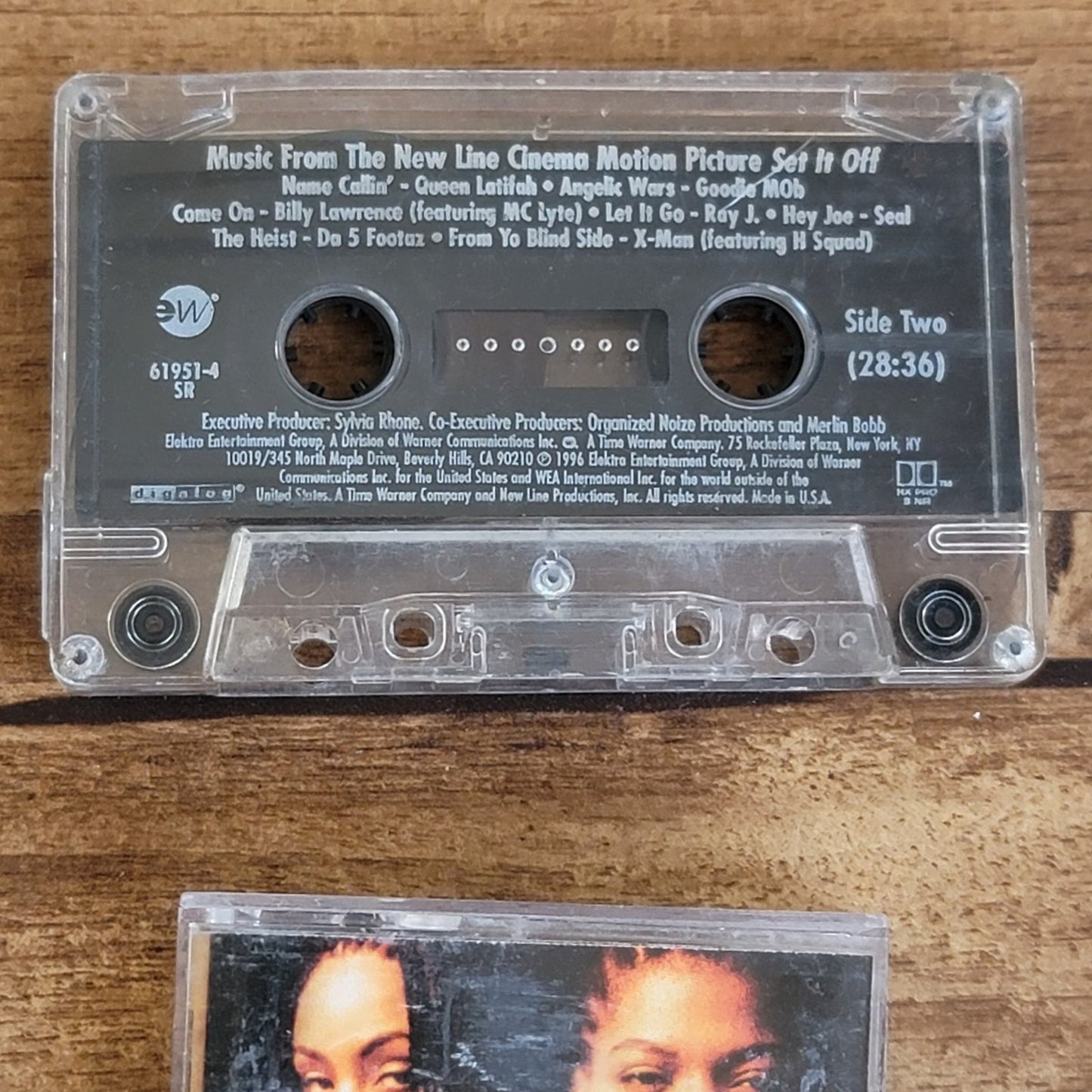 Vtg 1996 SET IT OFF SOUNDTRACK Cassette Tape
