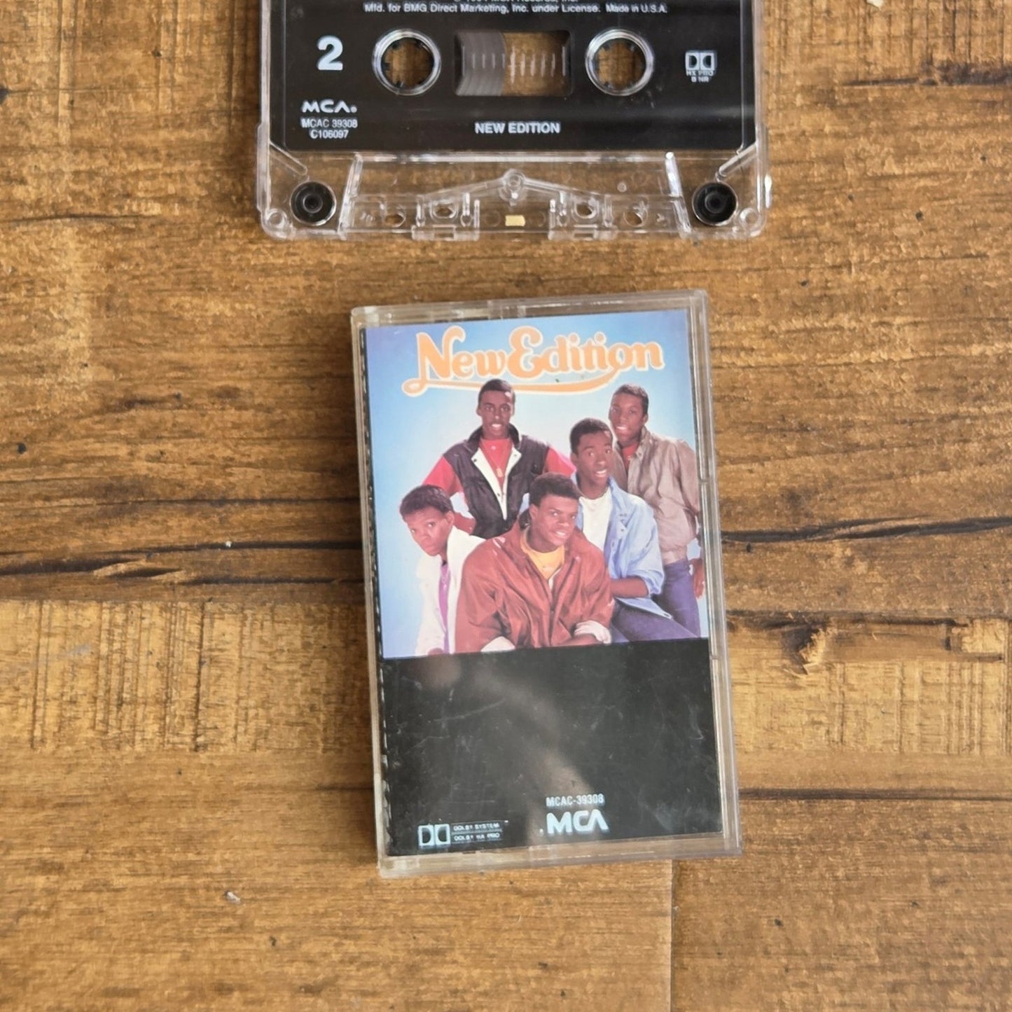 Vtg New Edition Self Titled Cassette Tape