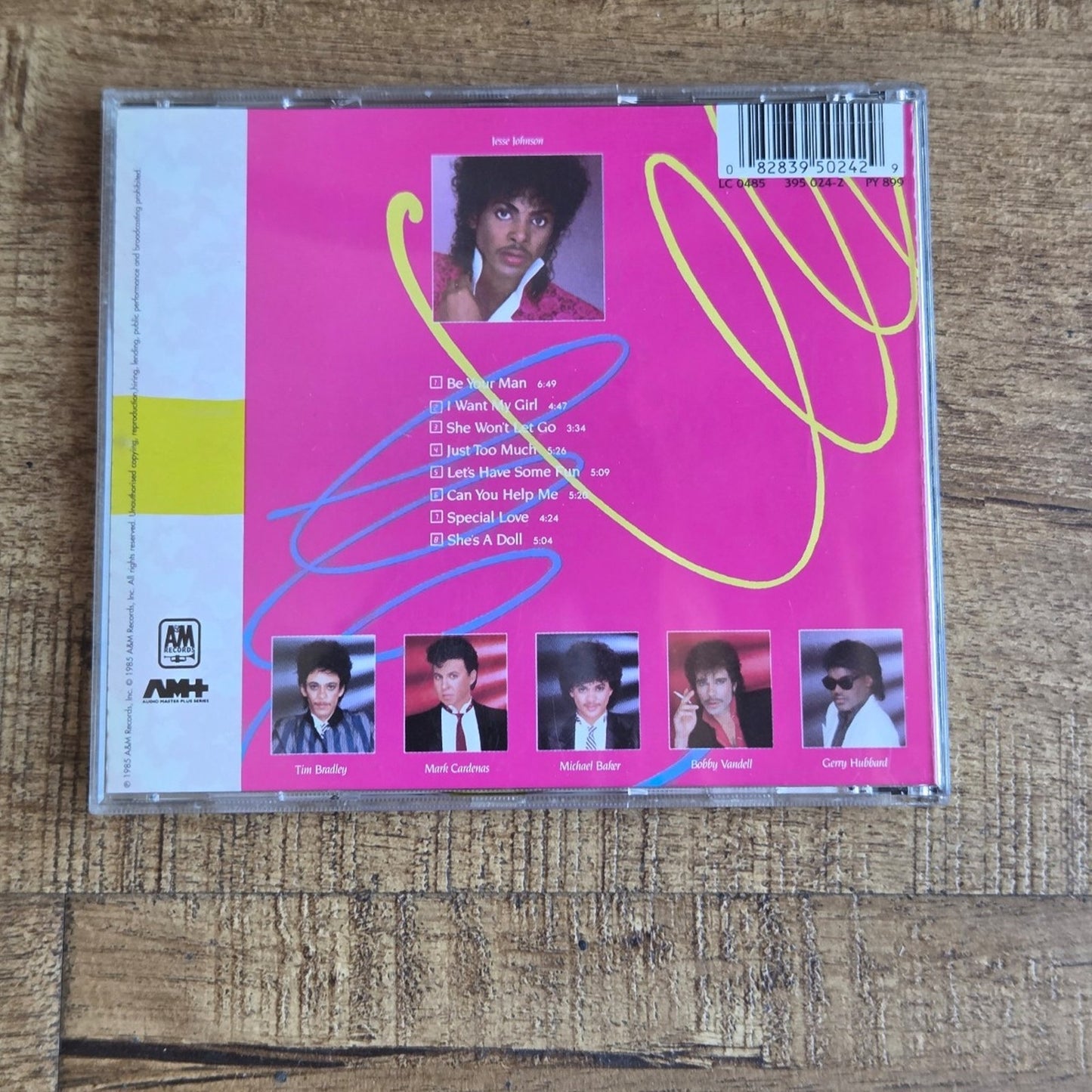 Vtg 1985 Jesse Johnson JESSE JOHNSON'S REVUE CD