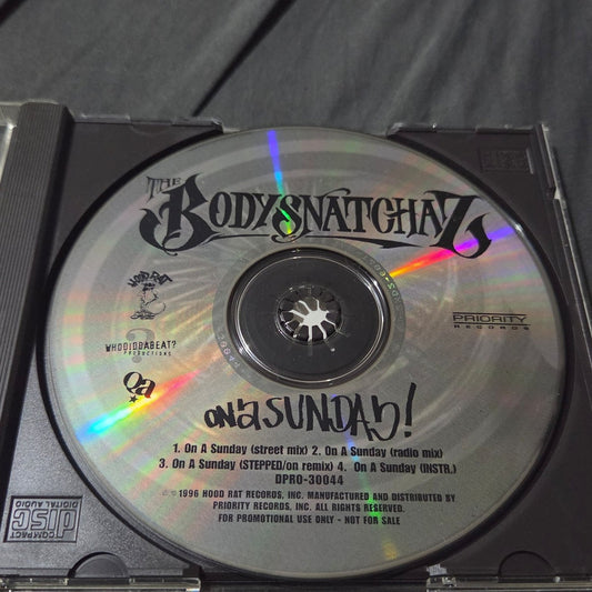 Vtg 1996 The Bodysnatchaz ON A SUNDAY! CD SINGLE