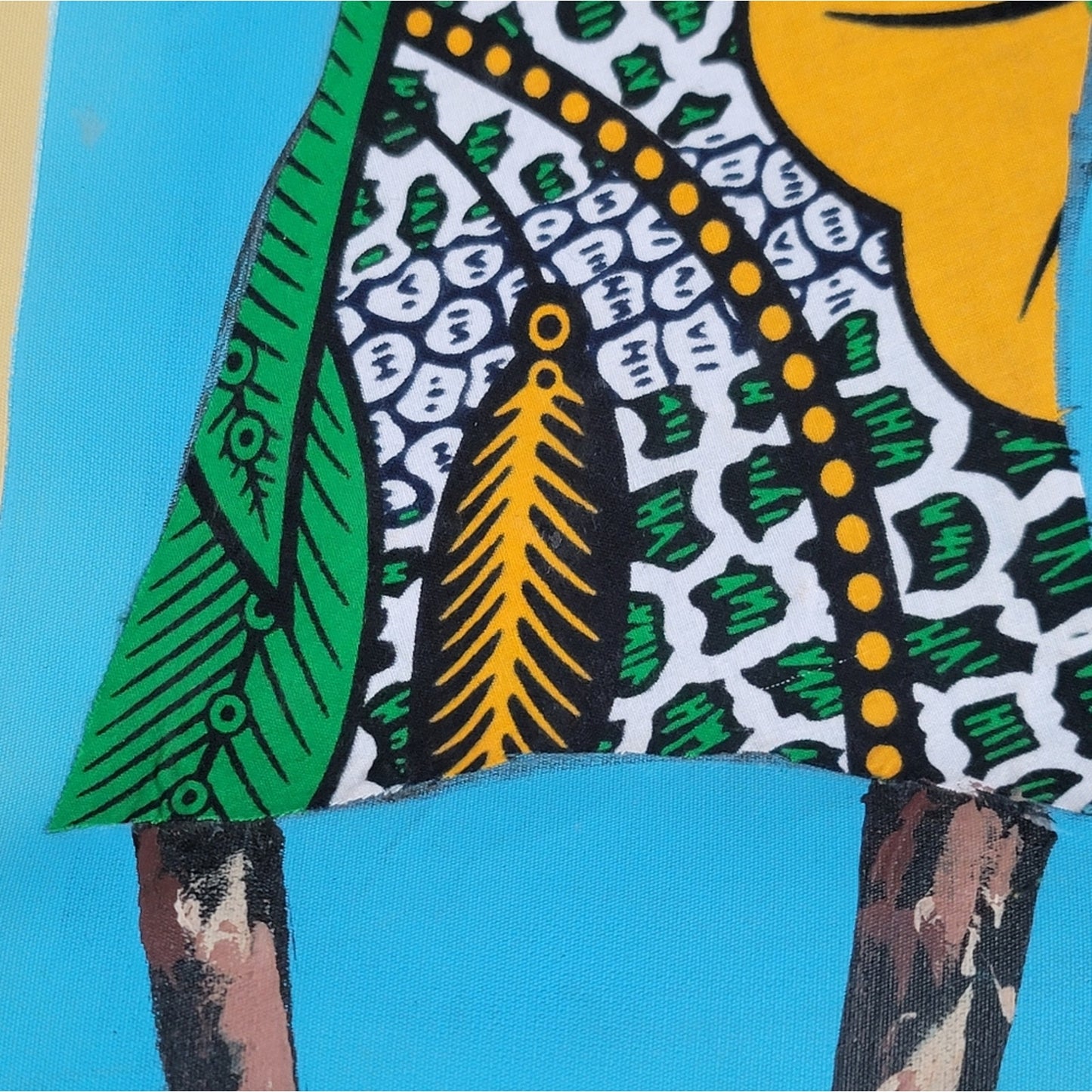 Custom Canvas Oil Painting Ghana West Africa