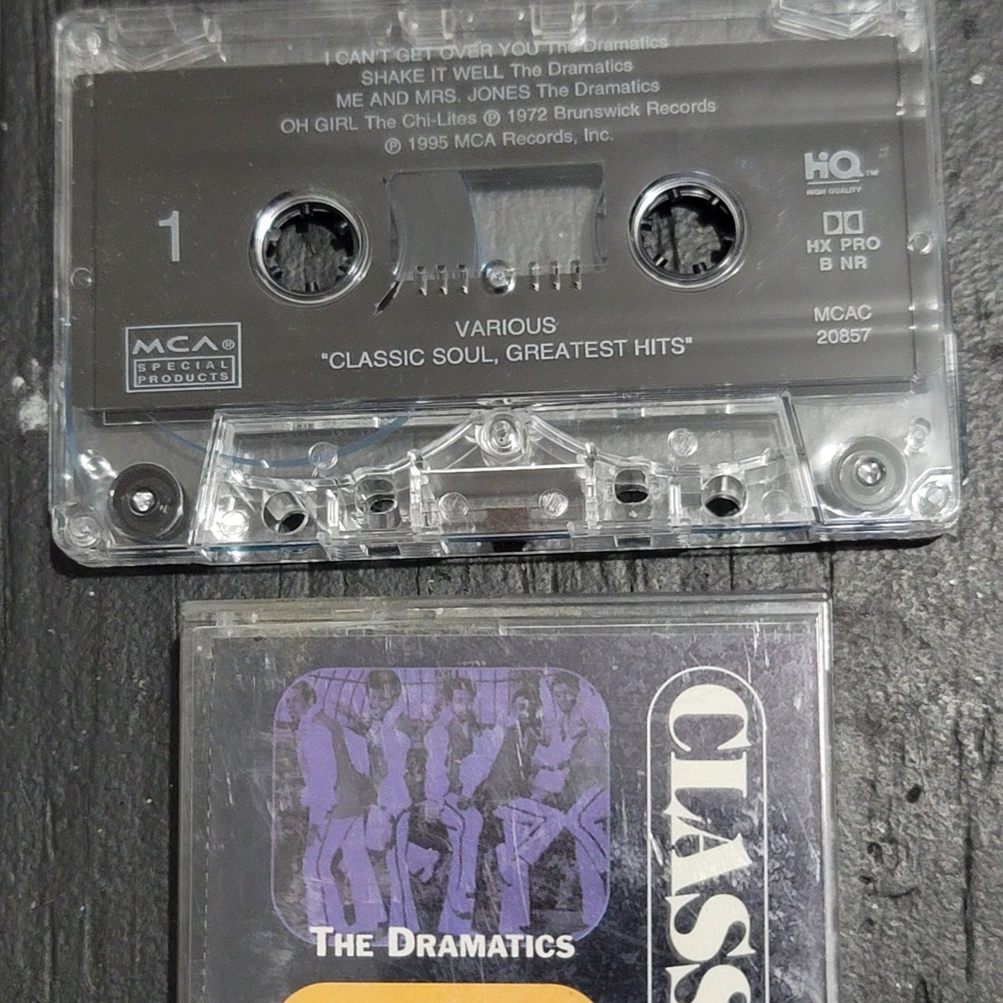 Vtg 1972 Classic Soul GREATEST HITS Cassette Tape