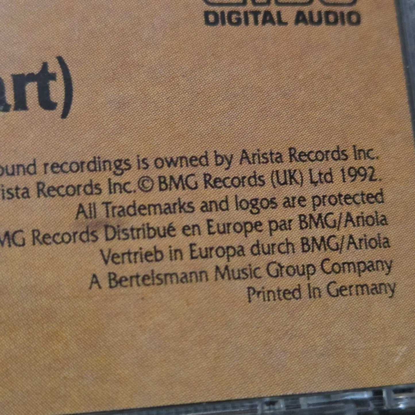 Vtg 1992 Kashif THE BEST OF KASHIF CD (GERMAN IMPORT)