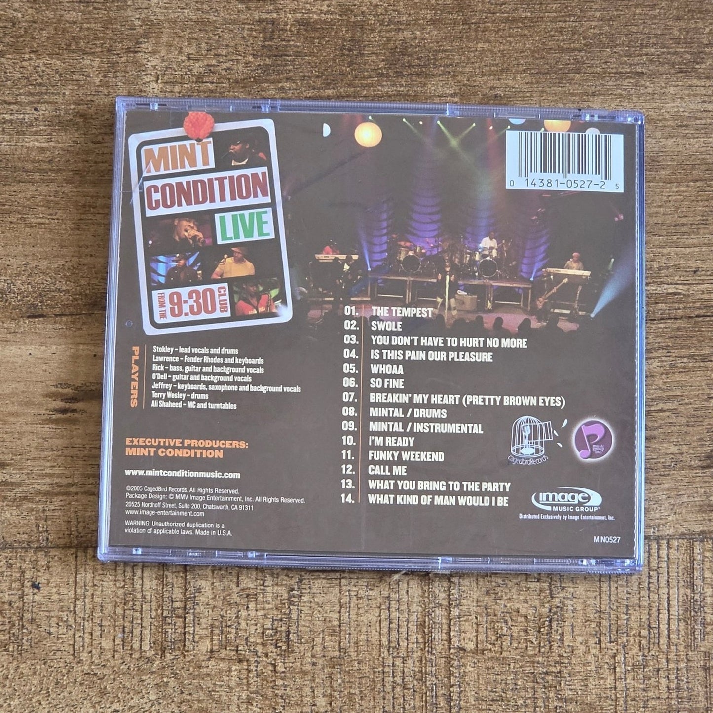 Vtg 2005 Mint Condition LIVE FROM THE 9:30 CLUB CD