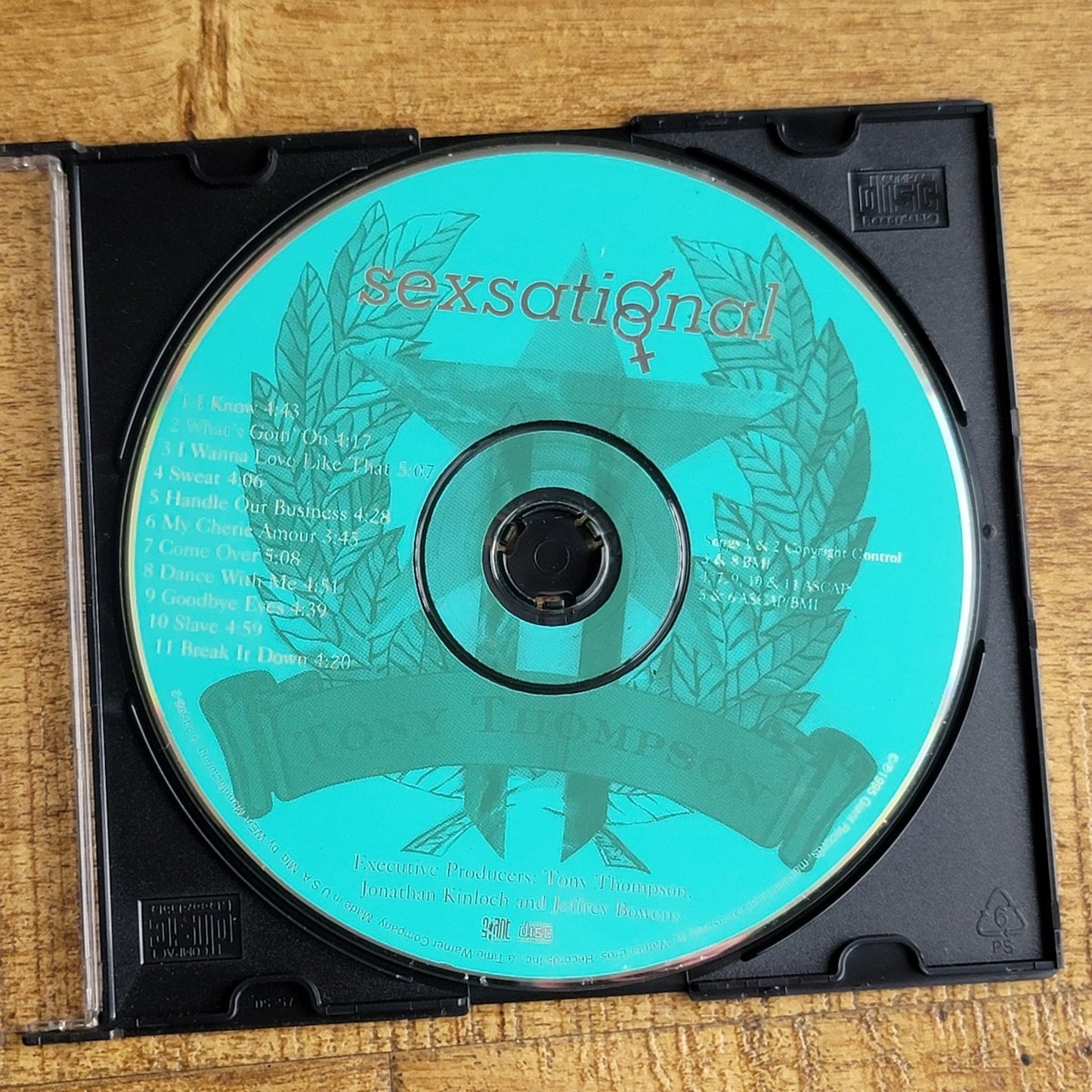 Vtg 1995 Tony Thompson SEXSATIONAL CD