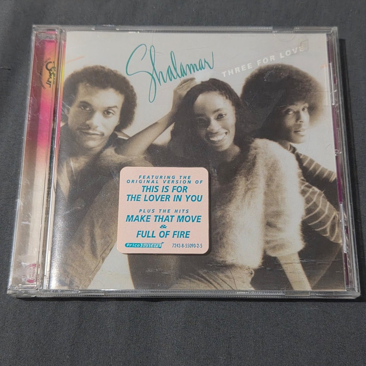 Vtg 1997 Shalamar THREE FOR LOVE CD w/HYPE STICKER