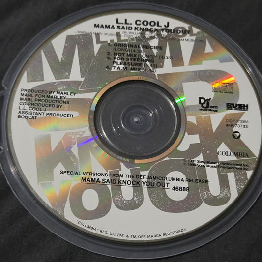 Vtg 1991 LL Cool J MAMA SAID KNOCK YOU OUT Maxi Single CD