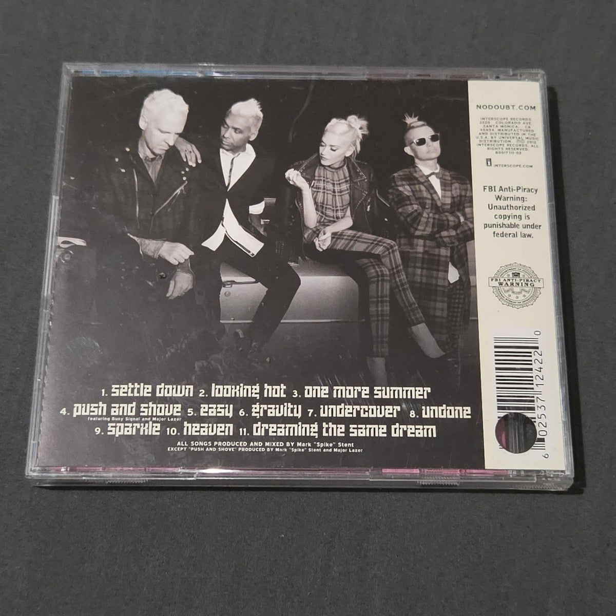 No Doubt Push and Shove Promo CD
