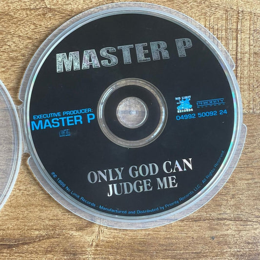 Vtg 1999 Master P ONLY GOD CAN JUDGE ME CD RAP HIP HOP