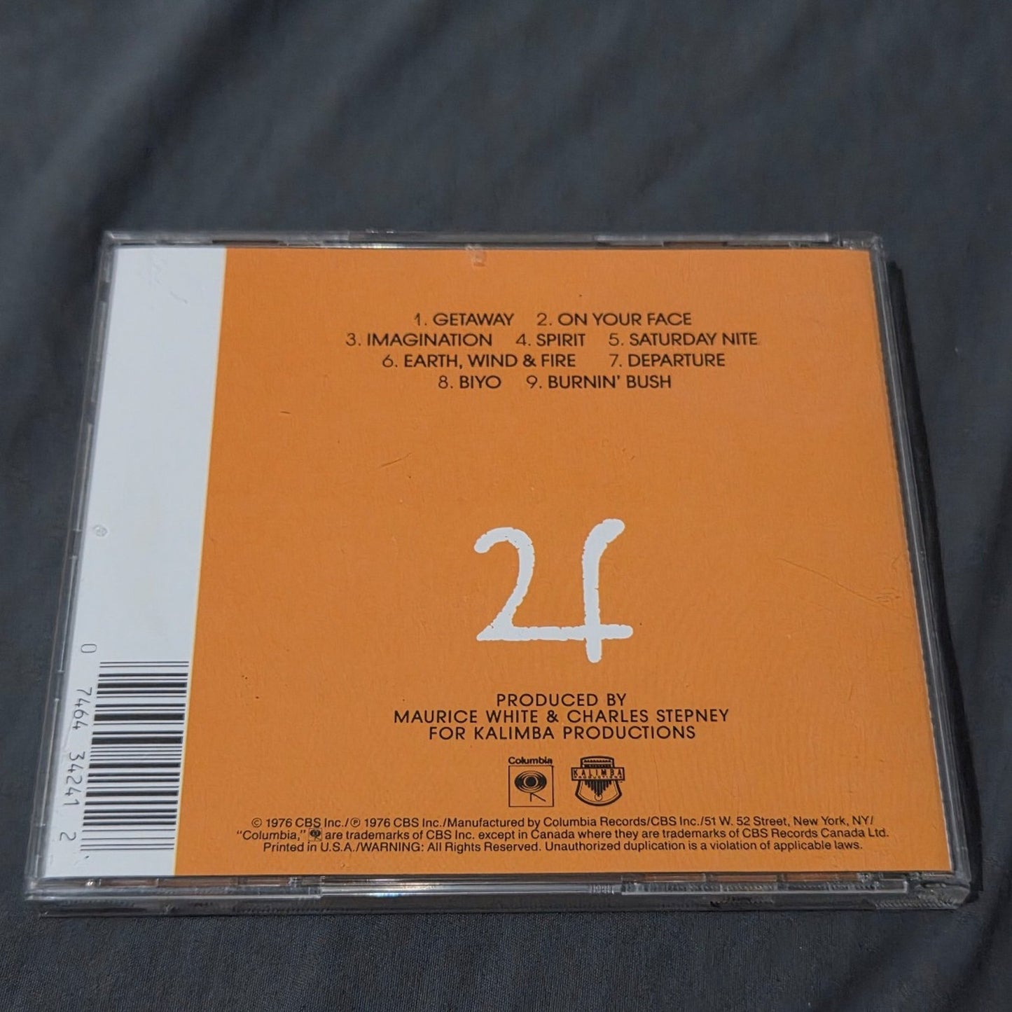 Vtg 1976 Earth, Wind & Fire SPIRIT CD