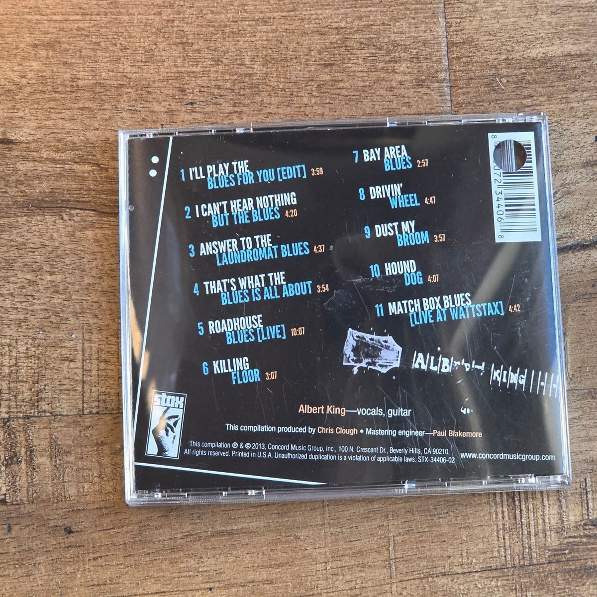 Albert King Roadhouse Blues Promo CD