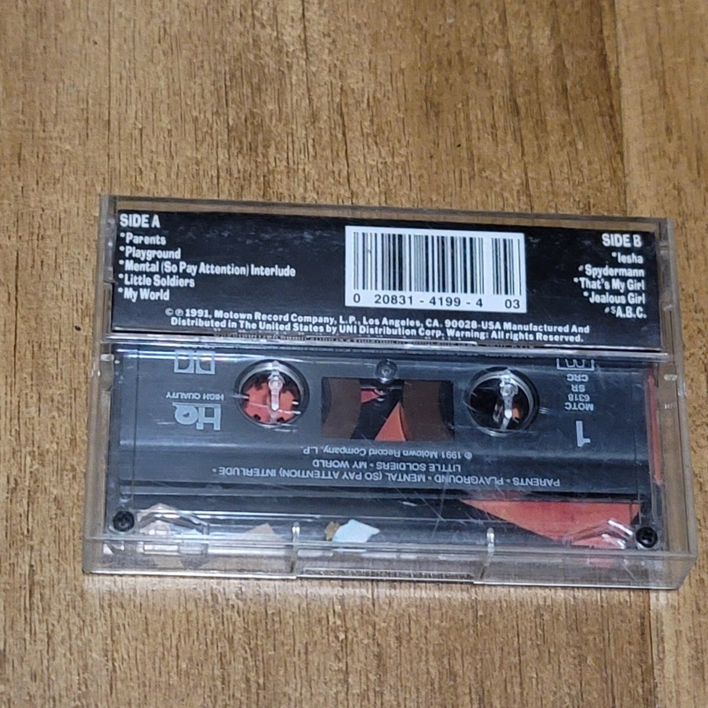 Vtg 90s ABC Another Bad Creation Coolin at the Playground Ya Know! Cassette Tape
