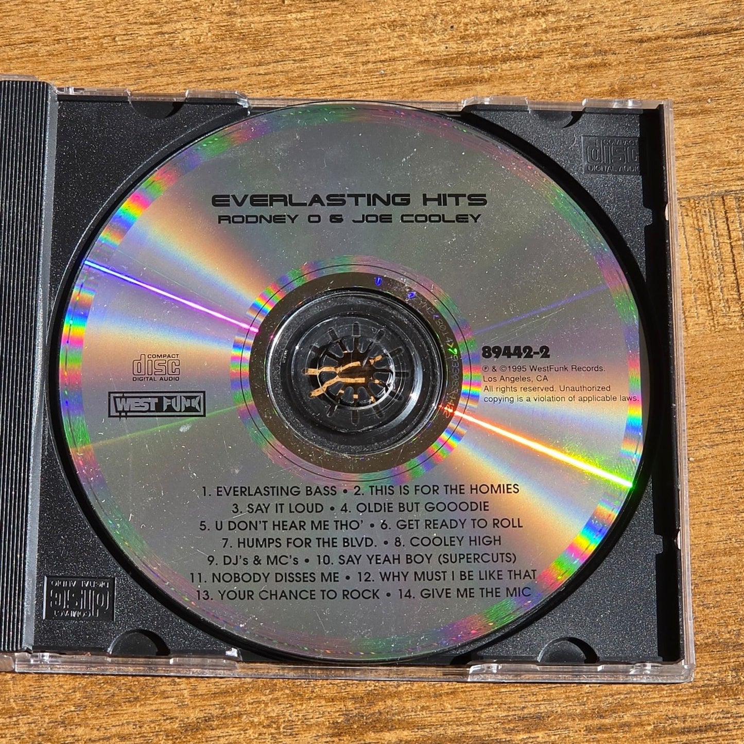 Vtg 1995 Rodney O & Joe Cooley GREATEST HITS CD Hip Hop Rap