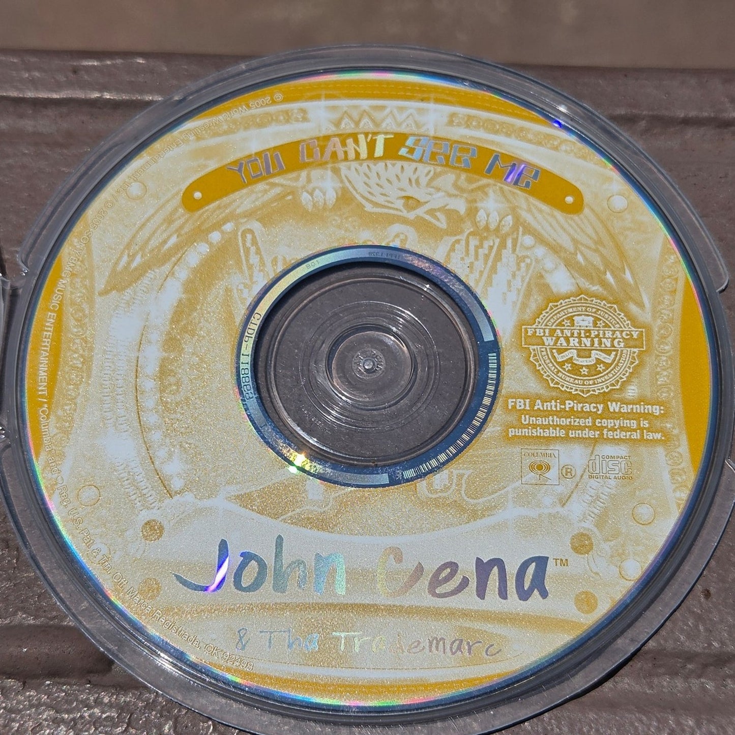 Vtg 2005 John Cena YOU CAN'T SEE ME CD RAP HIP HOP