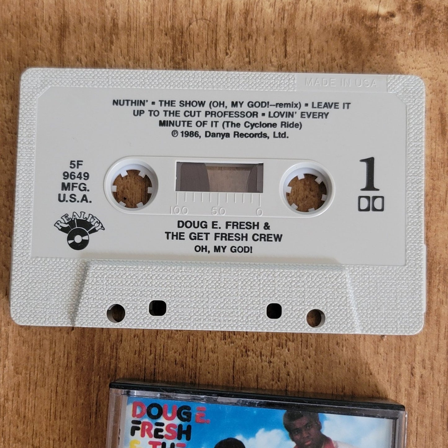 Vtg 1986 Doug E. Fresh & The Get Fresh Crew OH, MY GOD! Cassette Tape