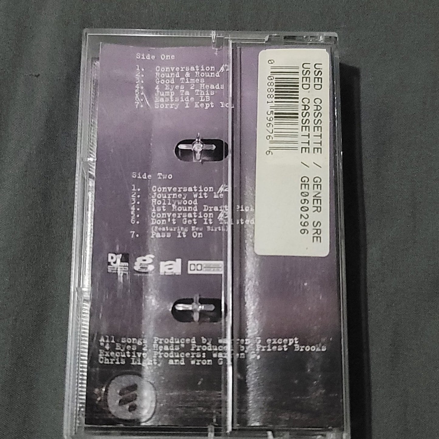 Vtg 1995 Twinz Conversation Cassette Tape G-Funk