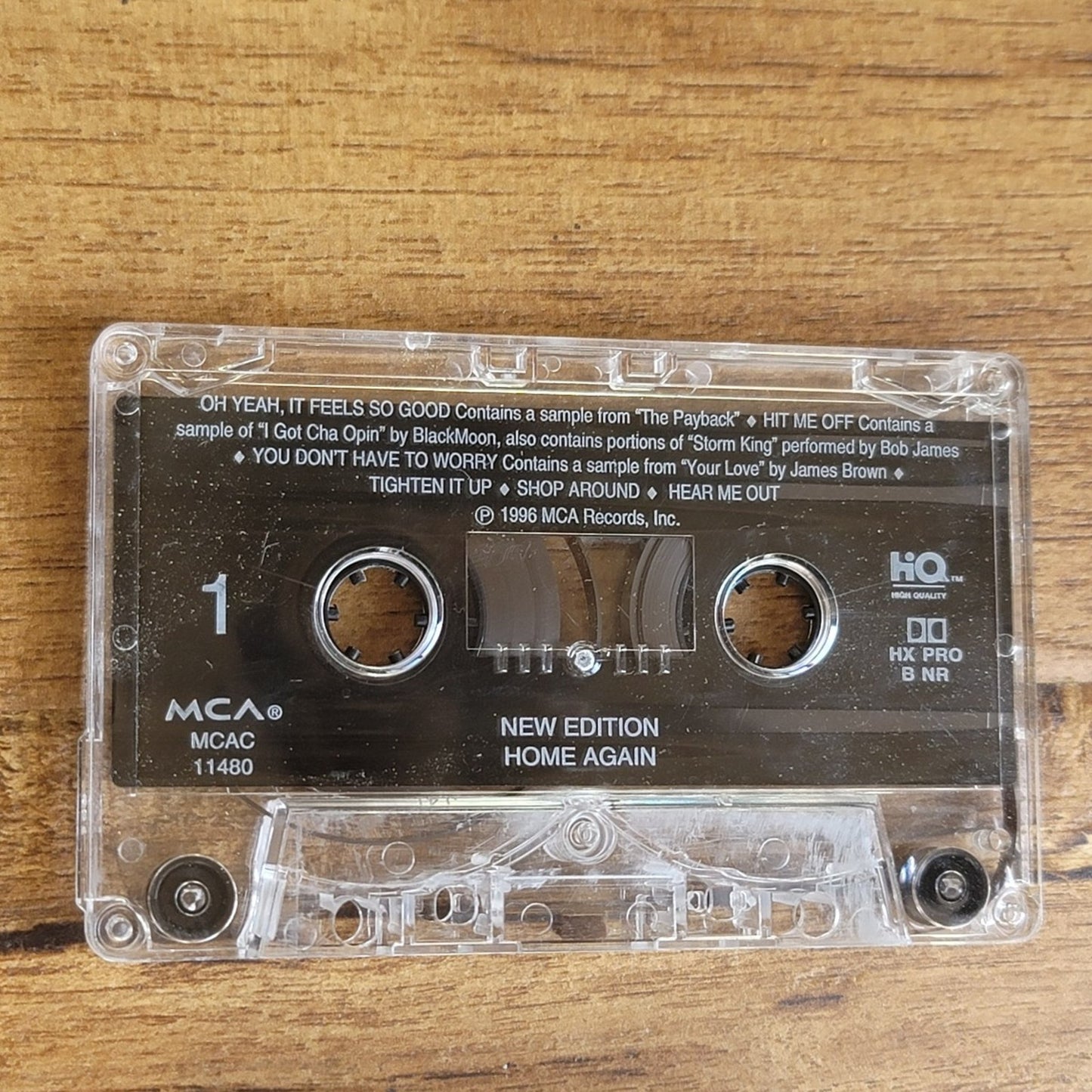 Vtg 1996 New Edition HOME AGAIN Cassette Tape