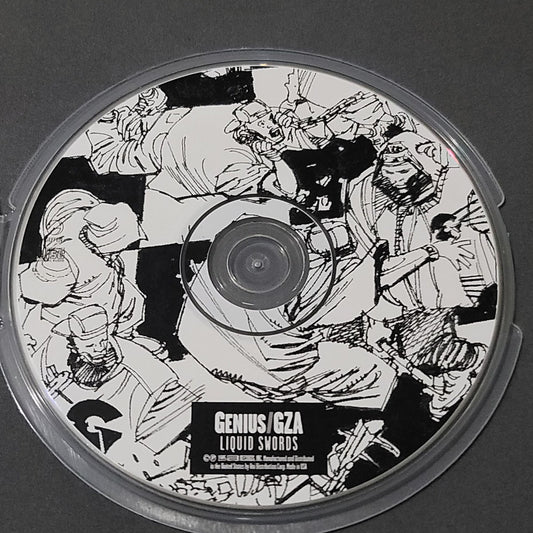 Vtg 1995  GZA/Genuis Liquid Swords CD Wu-Tang