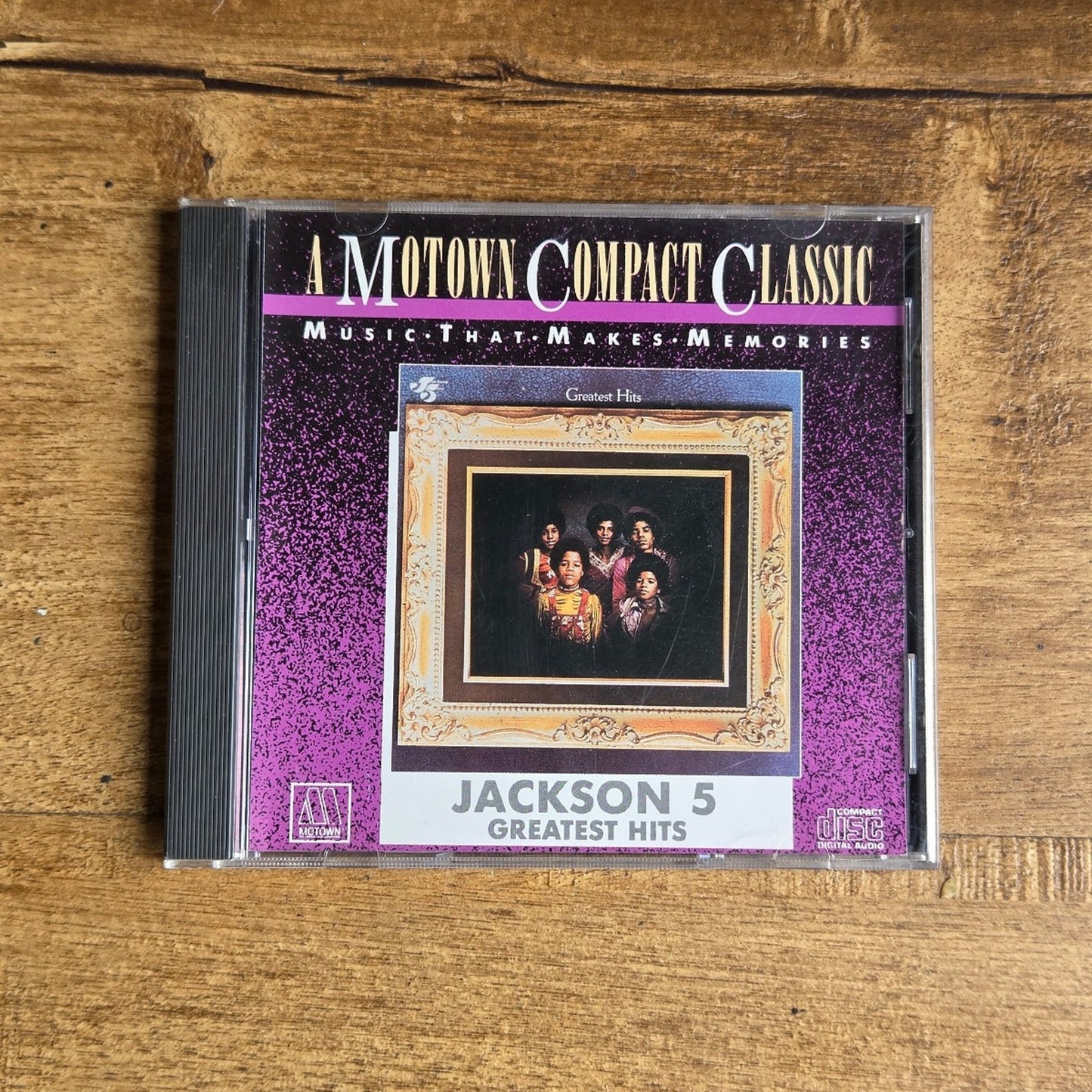 Vtg 1987 JACKSON 5 GREATEST HITS CD MICHAEL JACKSON MOTOWN RECORDS OG PRESS