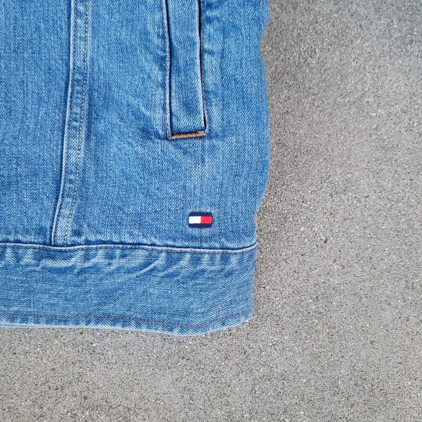 Vtg Tommy Hilfiger Denim Jean Western Jacket
