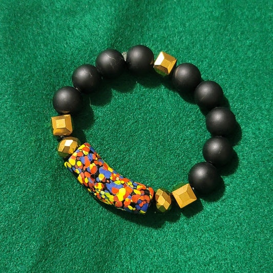 West African Ghanaian Handmade Custom Beaded Bracelet