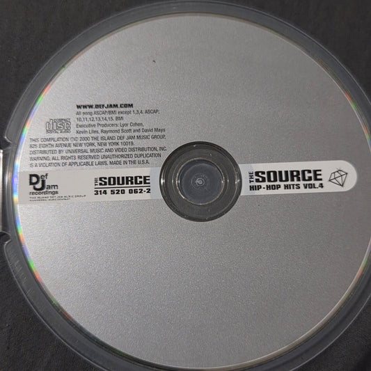 Vtg 2000 The Source HIP HOP HITS 4 CD Hip Hop Rap