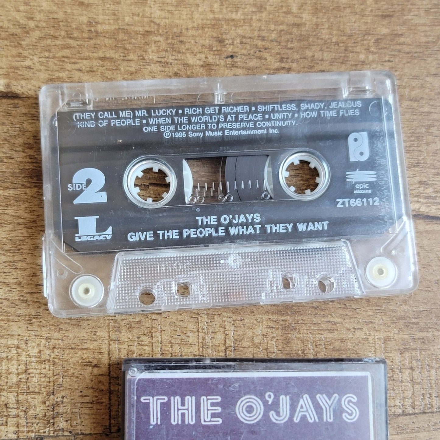 Vtg 1995 The O'Jays GIVE THE PEOPLE WHAT THEY WANT Cassette Tape