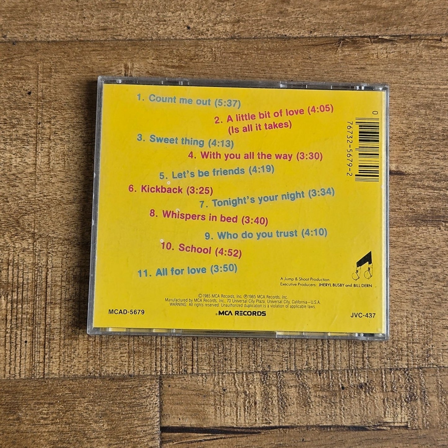 Vtg 1985 New Edition ALL FOR LOVE CD