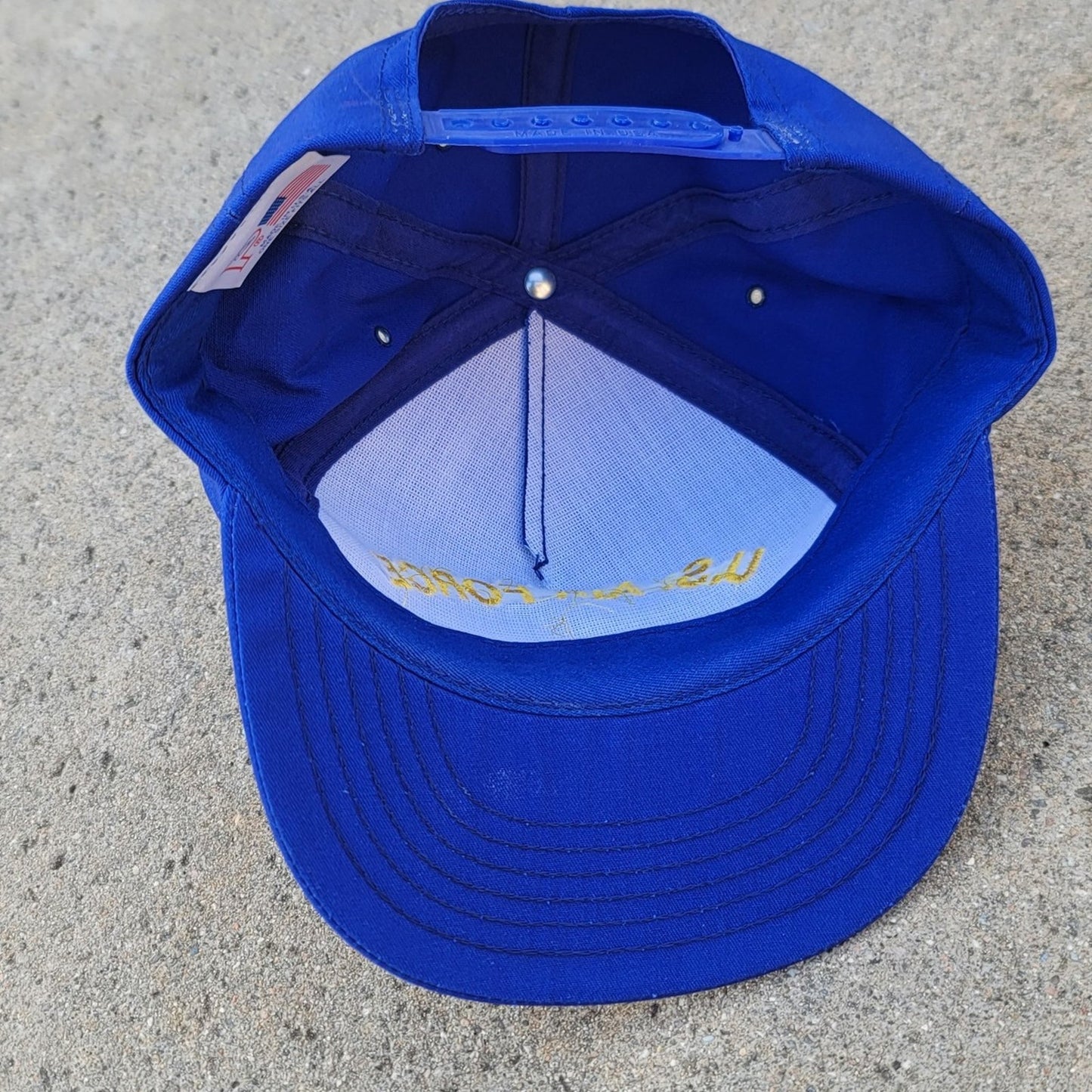 Vtg US Air Force Snapback Retired Hat