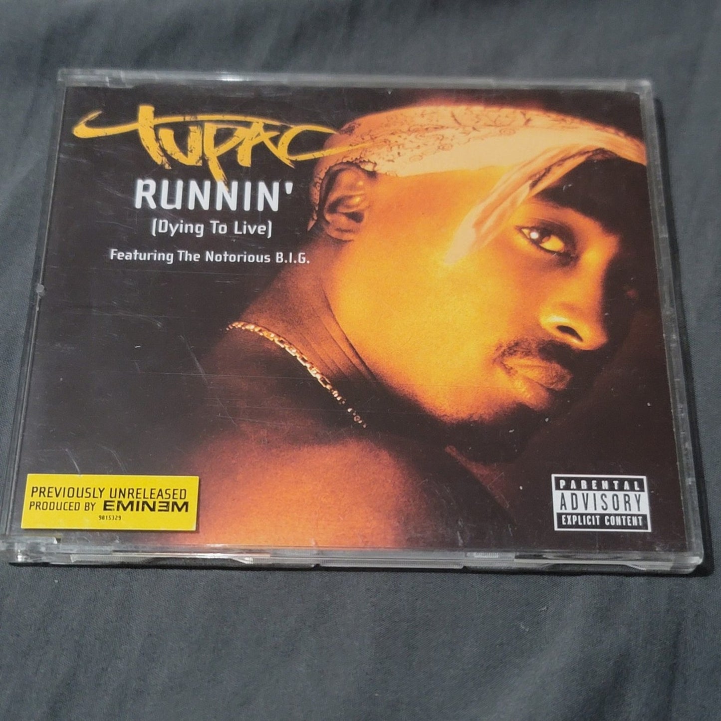 Vtg 2003 Tupac 2pac RUNNIN' (DYING TO LIVE) CD - England Import