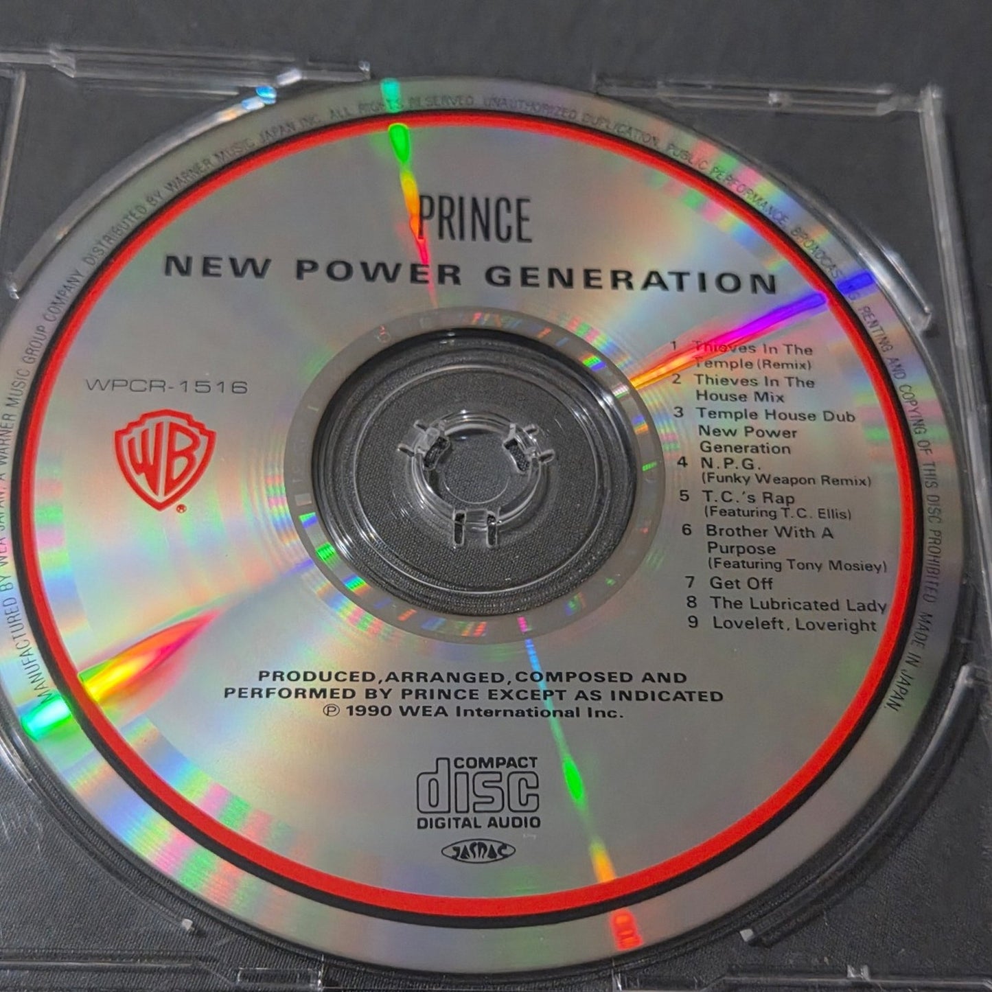Vtg 1990 PRINCE NEW POWER GENERATION FUNKY WEAPON REMIX CD (JAPAN IMPORT)