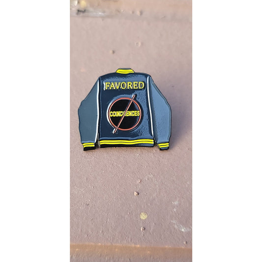 Continual Coincidences Favored Letterman Jacket Pin