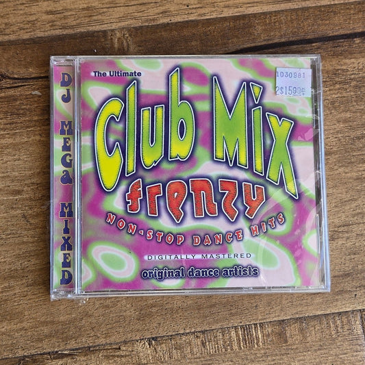 Vtg The Ultimate Club Mix Frenzy Non-stop Dance Hits CD Various Artists