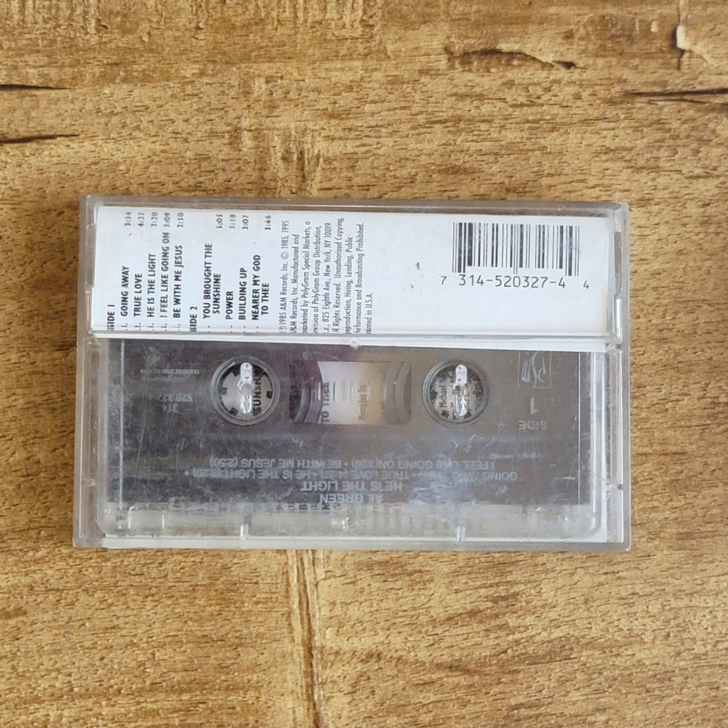 Vtg 1985 Al Green He Is The Light Cassette Tape