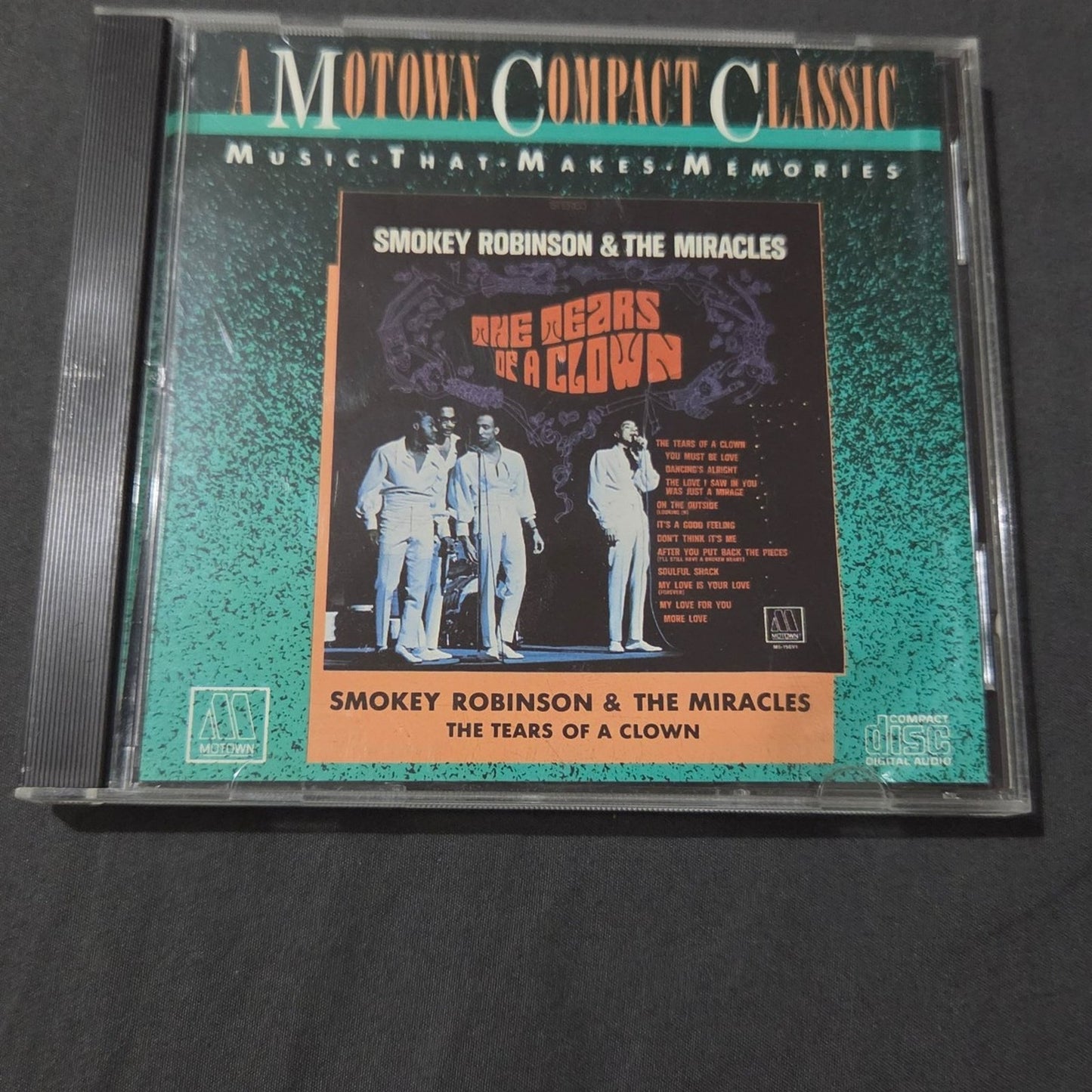 Vtg 1986 Smokey Robinson & The Miracles THE TEARS OF A CLOWN CD (JAPAN IMPORT)