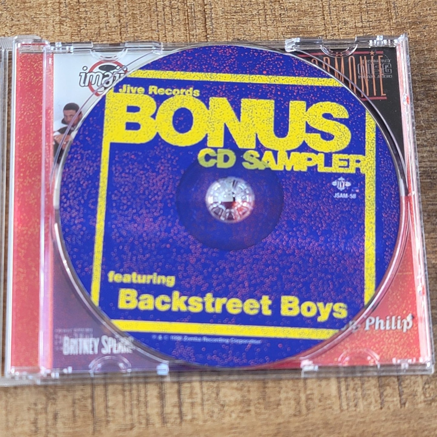 Vtg 1998 Jive Records Bonus CD Sampler featuring Backstreet Boys CD