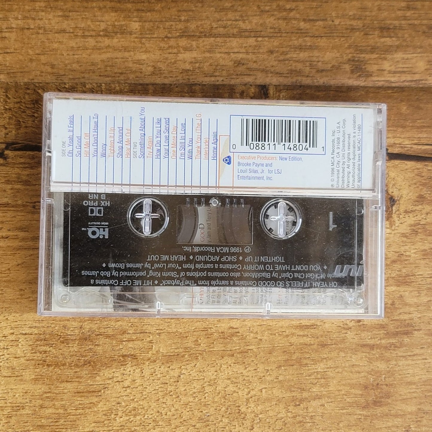 Vtg 1996 New Edition HOME AGAIN Cassette Tape