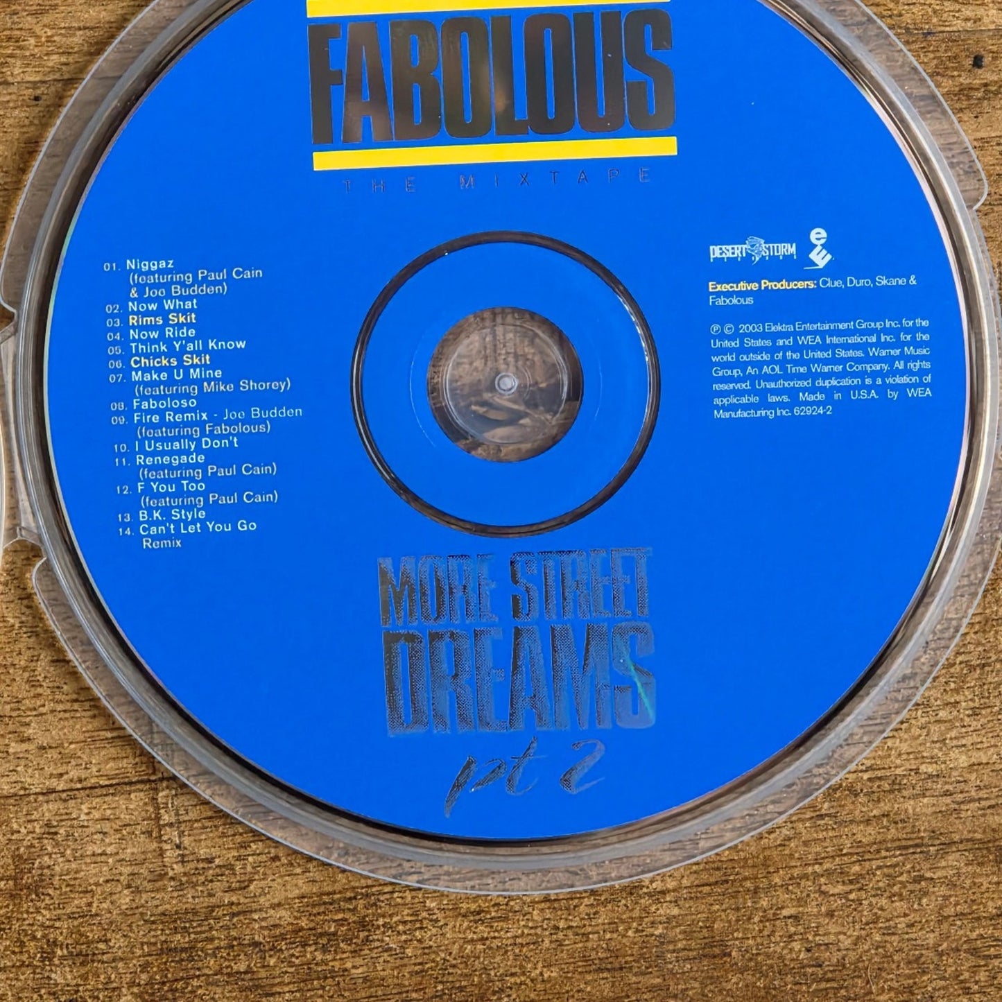 Vtg 2003 Fabolous STREET DREAMS/MORE STREET DRESMS PT 2 CD BUNDLE RAP HIP HOP