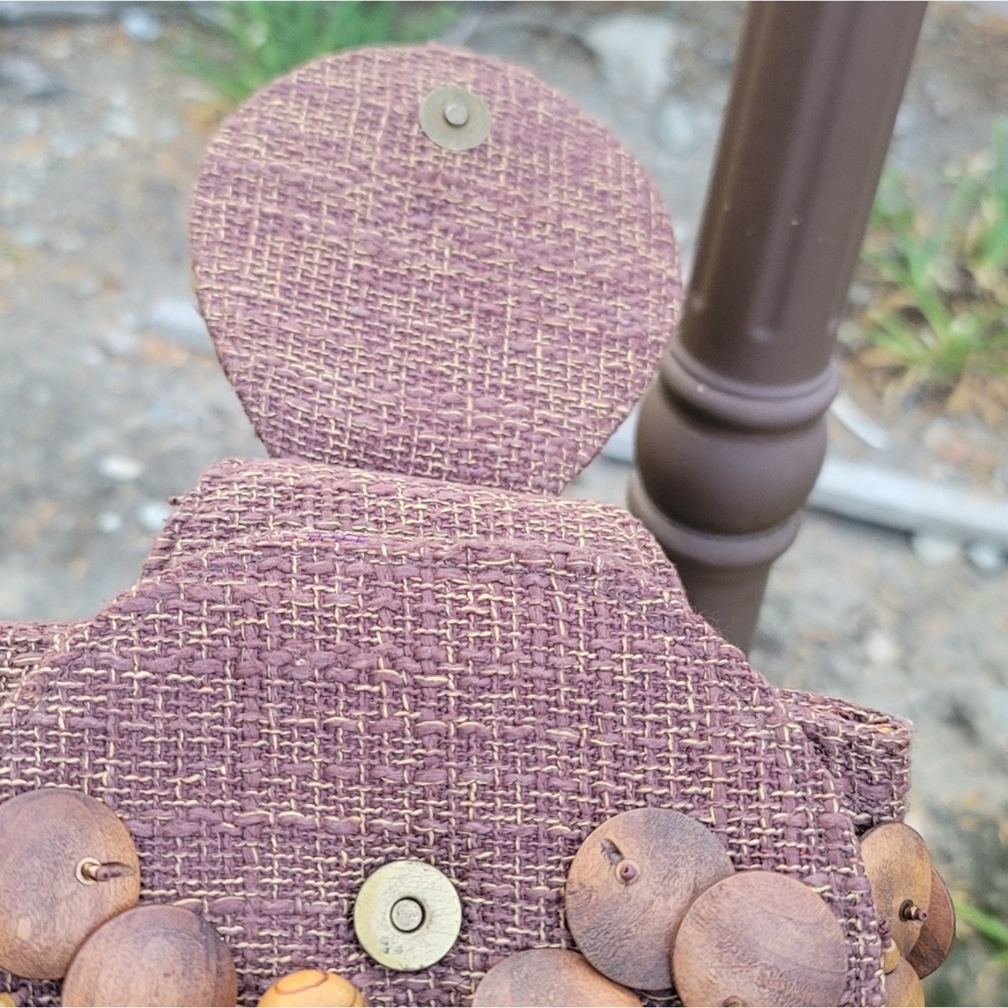 Vtg Mary Frances Embellished Beaded Wristlet Purse Bag