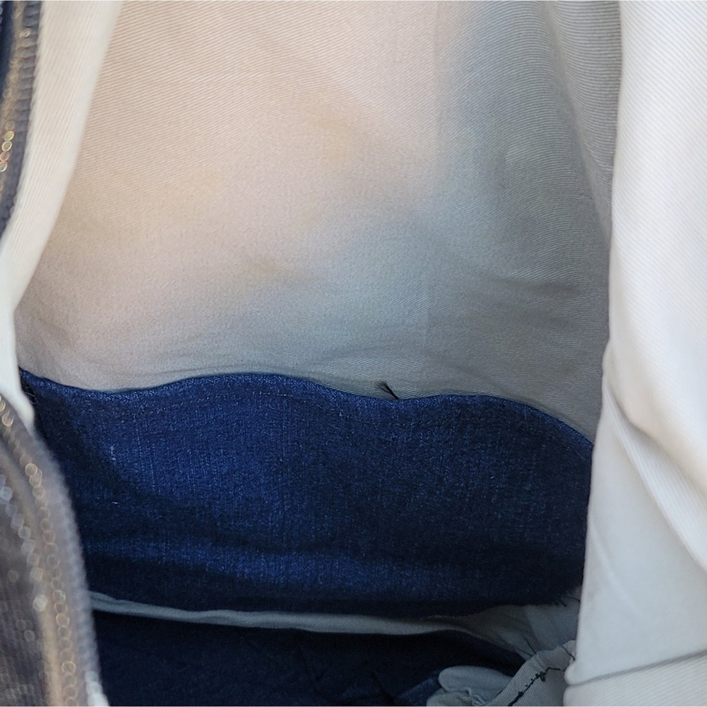 Ghanaian West African Custom Denim Tote Bag