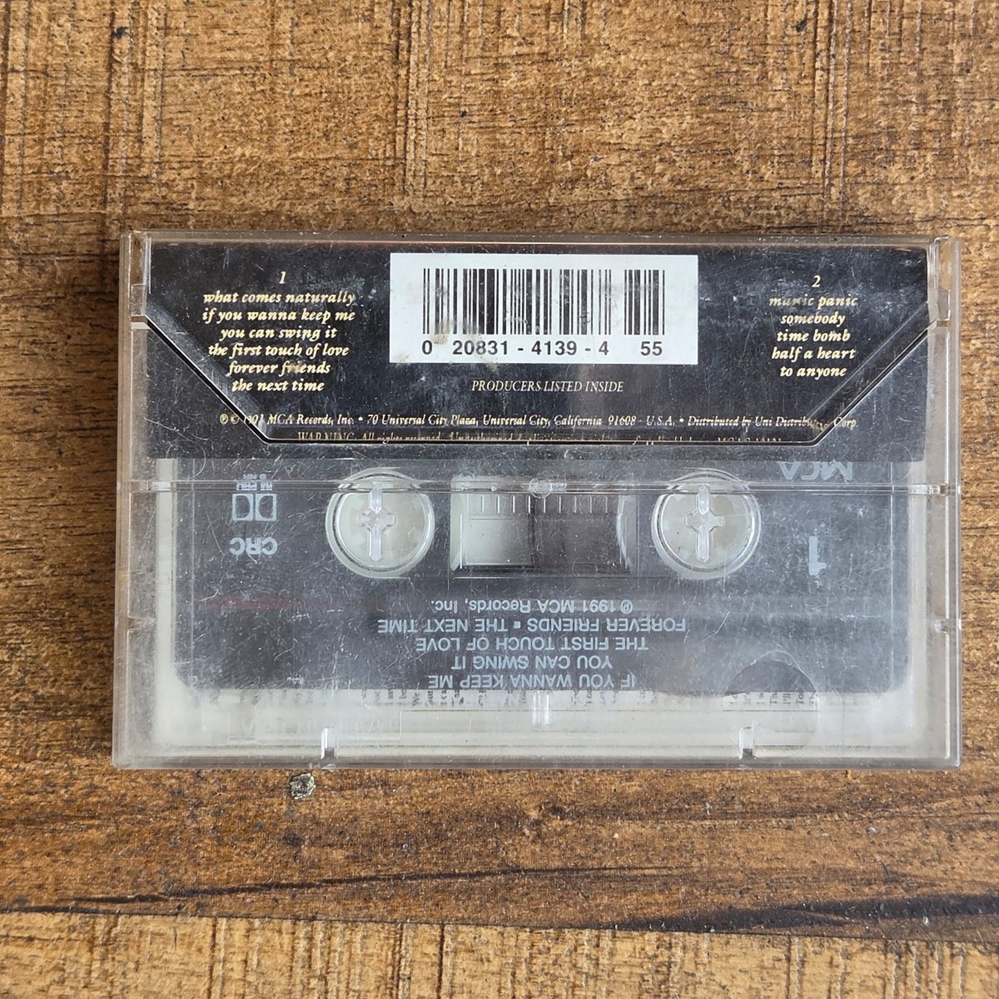 Vtg 1991 Sheena Easton What Comes Naturally Cassette Tape
